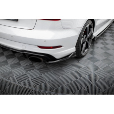 Maxton Design boční difuzory pod zadní nárazník ver.3 pro Audi RS3 8V Facelift, černý lesklý plast ABS, Sedan Maxton Design boční difuzory pod zadní nárazník ver.3 pro Audi RS3 8V Facelift, černý lesklý plast ABS, Sedan