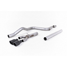 Milltek Sport výfukový systém cat-back bez rezonátoru (hlasitější) pro Seat Leon FR 2.0 TDI 150 SC a 5-dvéř. (manual a DSG) 2013-2020, černé koncovky