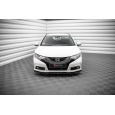 Maxton Design spoiler pod přední nárazník ver.2 pro Honda Civic Mk9, černý lesklý plast ABS