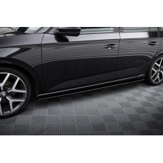 Maxton Design difuzory pod boční prahy pro Škoda Scala, černý lesklý plast ABS