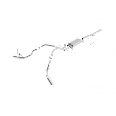 Borla Cat-Back výfukový systém "Touring" s koncovkami z boku pro GMC Sierra 1500 4,8/5,3/6,0 V8 4-dvéř., EC/SB 78,7", CC/SHB 69,3", r.v. 2009-2013