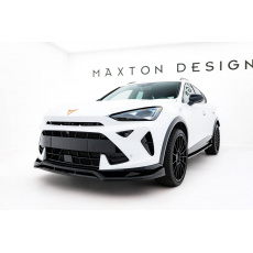 Maxton Design spoiler pod přední nárazník pro Cupra Formentor Mk1 Facelift, černý lesklý plast ABS