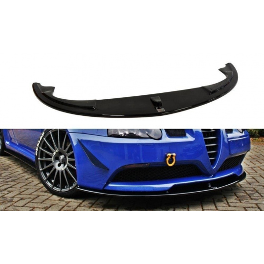 Maxton Design spoiler pod přední nárazník pro Alfa Romeo 147, černý lesklý plast ABS