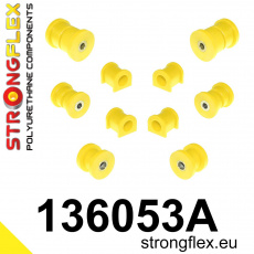 136053A: Strongflex Sada silentbloků předního a zadního zavěšení varianta SPORT 136053A: Strongflex Sada silentbloků předního a zadního zavěšení varianta SPORT