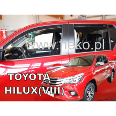 HEKO ofuky oken Toyota  Hilux VIII 4dv (od 2016) přední + zadní