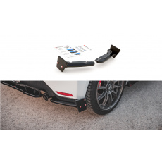 Maxton Design difuzory pod zadní nárazník s křidélky ver.2 pro Toyota GR Yaris Mk3, černý lesklý plast ABS Maxton Design difuzory pod zadní nárazník s křidélky ver.2 pro Toyota GR Yaris Mk3, černý lesklý plast ABS