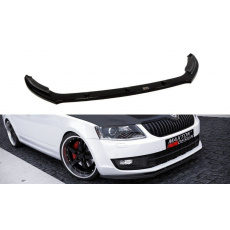 Maxton Design spoiler pod přední nárazník ver.2 pro Škoda Octavia Mk3, černý lesklý plast ABS Maxton Design spoiler pod přední nárazník ver.2 pro Škoda Octavia Mk3, černý lesklý plast ABS