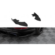 Maxton Design "Street Pro" boční difuzory pod zadní nárazník s křidélky pro Audi RS3 8V Facelift, plast ABS bez povrchové úpravy, s červenou linkou, Sedan