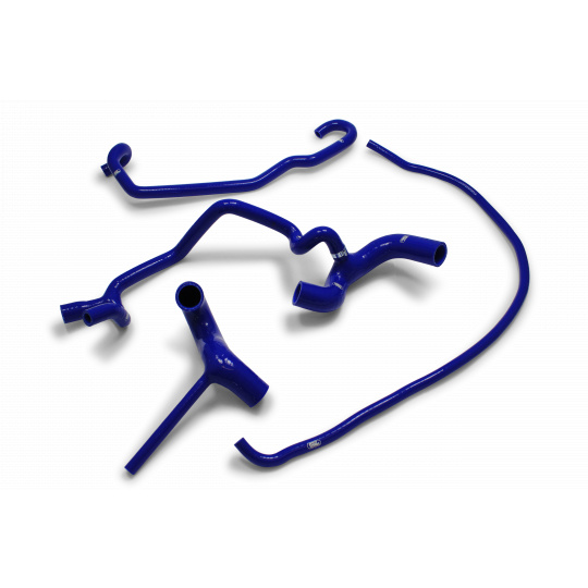 Samco Sport 4-dílná sada silikonových hadic pro vedení chladicí kapaliny pro Ford Fiesta RS 1990 - 1992 Turbo, barva: modrá Samco Sport 4-dílná sada silikonových hadic pro vedení chladicí kapaliny pro Ford Fiesta RS 1990 - 1992 Turbo, barva: modrá