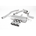 Milltek Sport výfukový systém cat-back bez rezonátoru Race pro Honda Civic Type R FK8 2.0 i-VTEC (s OPF/GPF nebo bez OPF/GPF) 2017-2022, GT-100 titanové koncovky