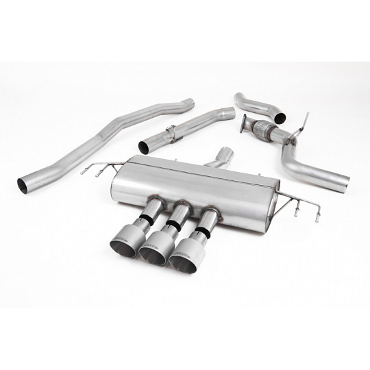 Milltek Sport výfukový systém cat-back bez rezonátoru Race pro Honda Civic Type R FK8 2.0 i-VTEC (s OPF/GPF nebo bez OPF/GPF) 2017-2022, GT-100 titanové koncovky Milltek Sport výfukový systém cat-back bez rezonátoru Race pro Honda Civic Type R FK8 2.0 i-VTEC (s OPF/GPF nebo bez OPF/GPF) 2017-2022, GT-100 titanové koncovky