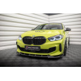 Maxton Design spoiler pod přední nárazník v.6 pro BMW řada 1 F40, černý lesklý plast ABS, M-Pack/M135i