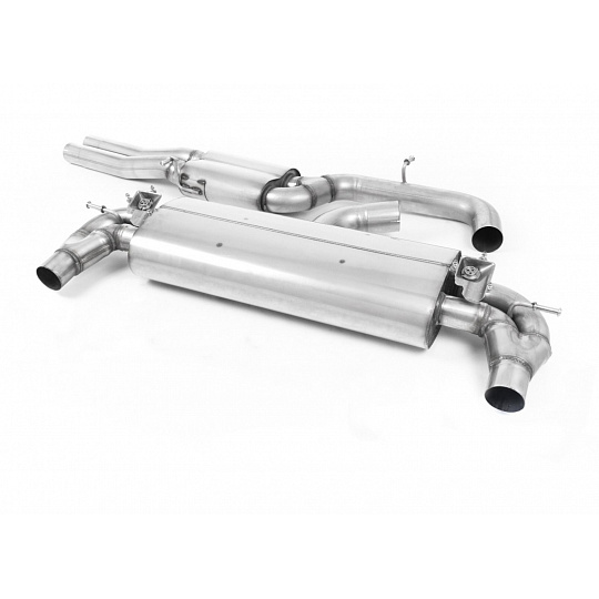 Milltek sport ValveSonic výfukový systém cat-back s rezonátorem pro Audi RS3 Sportback 400PS (8V MQB - Facelift) s OPF/GPF 2019-2024, typ koncovek: oválné leštěné