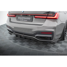 Maxton Design spoiler pod zadní nárazník s žebrováním v.2 pro BMW řada 7 G11 Facelift M-Pack, černý lesklý plast ABS Maxton Design spoiler pod zadní nárazník s žebrováním v.2 pro BMW řada 7 G11 Facelift M-Pack, černý lesklý plast ABS