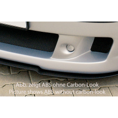 Rieger lipa pod přední nárazník Rieger pro Volkswagen Golf 4 1J 3-dvéř., 5-dvéř., combi, 10/97-03, plast ABS s povrchovou úpravou Carbon-Look