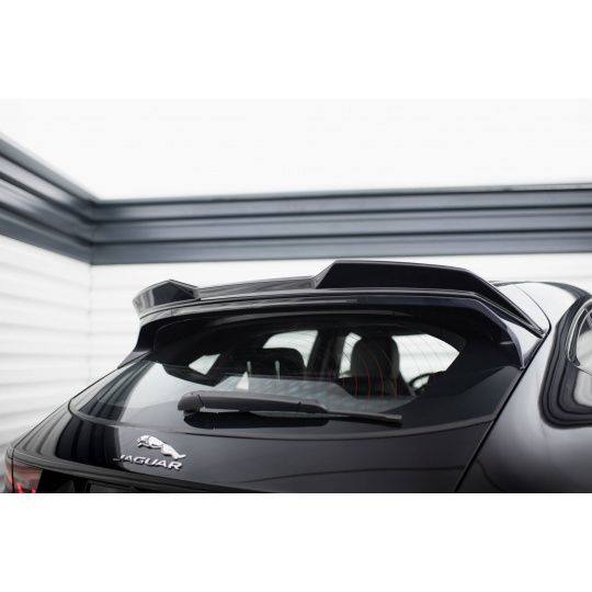 Maxton Design prodloužení spoileru 3d pro Jaguar E-Pace Mk1 R-Dynamic, černý lesklý plast ABS