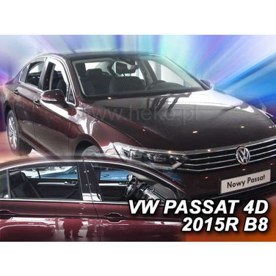 HEKO ofuky oken Volkswagen Passat B8 sedan 4dv (od 2014) přední + zadní