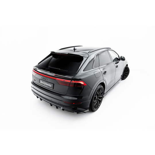 Maxton Design prodloužení víka kufru pro Audi Q8 Mk 1 FL, materiál pravý karbon, S-Line