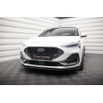 Maxton Design spoiler pod přední nárazník ver.6 pro Ford Focus, Focus ST Mk4, černý lesklý plast ABS