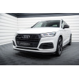 Maxton Design spoiler pod přední nárazník pro Audi Q5 Mk2 S-Line, černý lesklý plast ABS