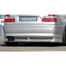 Rieger spoiler pod zadní nárazník pro BMW řada 3 E46 sedan po faceliftu r.v. 02/02-, plast ABS bez povrchové úpravy
