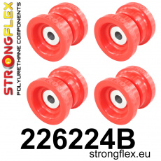 226224B: Strongflex Sada silentbloků předního nosníku 226224B: Strongflex Sada silentbloků předního nosníku