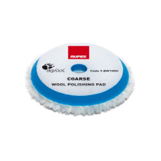 RUPES Blue Wool Polishing Pad COARSE - vlněný korekční kotouč (tvrdý) pro orbitální leštičky, průměr 80/100 mm (3"/4")