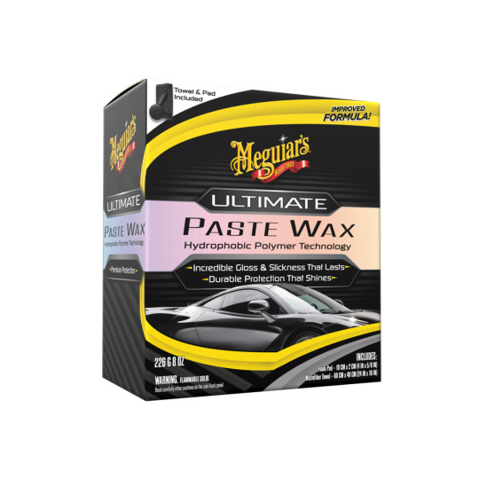 Meguiar's Ultimate Paste Wax - špičkový tuhý vosk na bázi syntetických polymerů, 226 g