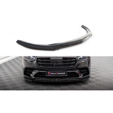 Maxton Design spoiler pod přední nárazník pro Mercedes třída S W223 AMG-Line, Carbon-Look