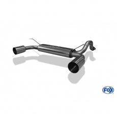 Fox Sportauspuff koncový tlumič výfuku s koncovkou 1x114 Typ 10 na obou stranách pro Honda Civic IV 1991-1995 s motorem EG2, EG3, EG4, EG6, EK1, EK3, EK4