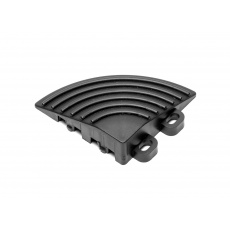 Rohový díl pro nájezdovou hranu, barva: černá