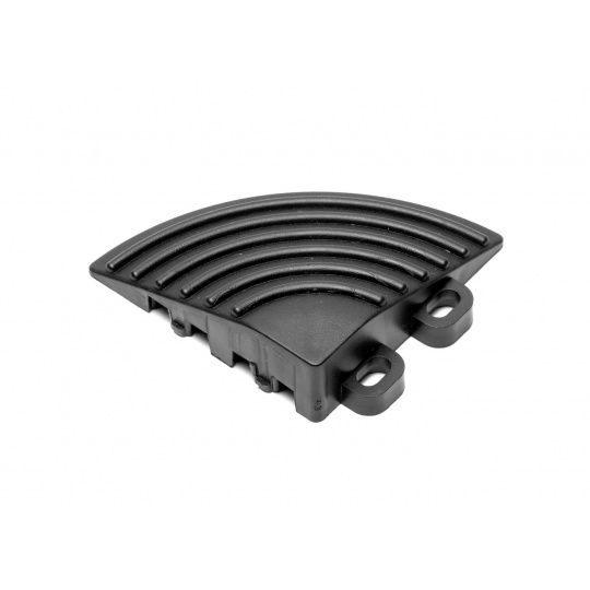 Rohový díl pro nájezdovou hranu, barva: černá