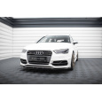 Maxton Design spoiler pod přední nárazník ver.2 pro Audi S3 8V, černý lesklý plast ABS, Sportback/Hatchback
