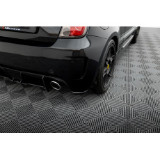 Maxton Design boční difuzory pod zadní nárazník v.2 pro Abarth 500 Mk1, černý lesklý plast ABS