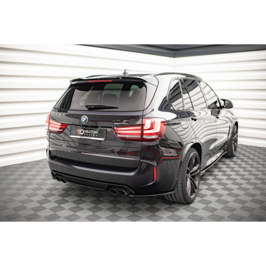 Maxton Design prodloužení spoileru pro BMW X5 M F15, černý lesklý plast ABS