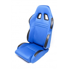 TA Technix sportovní sedačka sklopná - modrá Alcantara, pravá