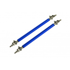 Hliníkové vzpěry spoilerů a difuzorů - modré, délka 150 mm