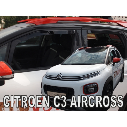 HEKO ofuky oken Citroen C3 Aircross 5dv (od 2017) přední + zadní