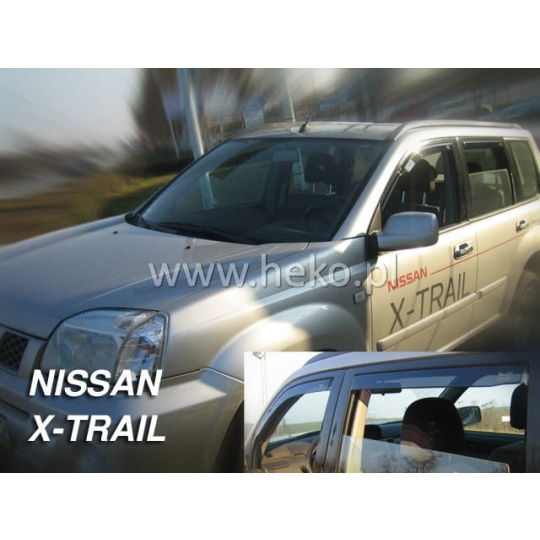 HEKO ofuky oken Nissan X-Trail I 5dv (2001-2007) přední + zadní