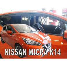HEKO ofuky oken Nissan Micra K14 5dv (2017-) přední + zadní