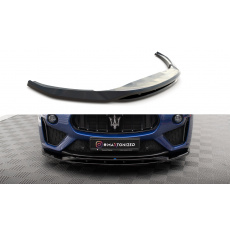 Maxton Design spoiler pod přední nárazník pro Maserati Levante Mk1 GTS, černý lesklý plast ABS