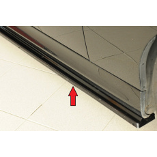 Rieger spoiler pod boční práh mont. strana pro BMW řada 3 E91 touring, 09/08-, plast ABS lakovaný do černé lesklé barvy, pravá strana