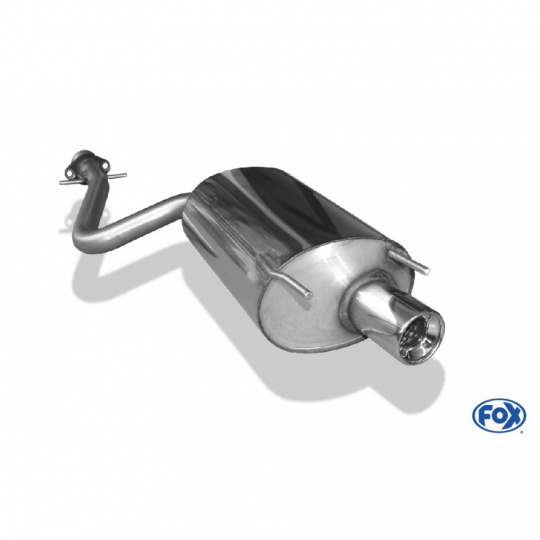 Fox Sportauspuff koncový tlumič výfuku s koncovkou 1x90 Typ 13 pro Lexus IS s motorem 2.0