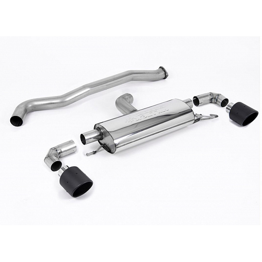 Milltek Sport výfukový systém OPF/GPF Back 3" / 76mm bez rezonátoru (hlasitější) pro Toyota Yaris Gen1 GR/GR Circuit Pack 1.6T (s OPF/GPF) 2020-2024, typ koncovek: JET-115 karbonové