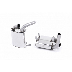 Milltek Sport výfukový systém cat-back Cup System (bez klapek) pro Porsche 911 996 Carrera a Carrera S (C2 a C4) 1998-2005, využívá originálních koncovek