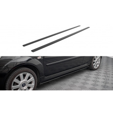 Maxton Design "Street Pro" difuzory pod boční prahy pro Ford Fiesta ST Mk6, plast ABS bez povrchové úpravy, s červenou linkou Maxton Design "Street Pro" difuzory pod boční prahy pro Ford Fiesta ST Mk6, plast ABS bez povrchové úpravy, s červenou linkou