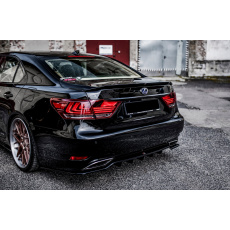 Maxton Design prodloužení spoileru pro Lexus LS Mk4, černý lesklý plast ABS