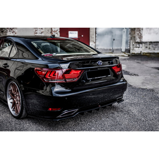 Maxton Design prodloužení spoileru pro Lexus LS Mk4, černý lesklý plast ABS Maxton Design prodloužení spoileru pro Lexus LS Mk4, černý lesklý plast ABS
