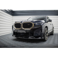 Maxton Design spoiler pod přední nárazník ver.2 pro BMW XM G09, černý lesklý plast ABS