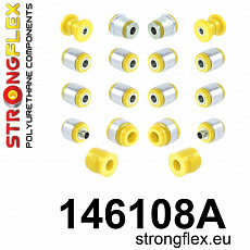 146108A: Strongflex Sada silentbloků zadního zavěšení varianta SPORT 146108A: Strongflex Sada silentbloků zadního zavěšení varianta SPORT